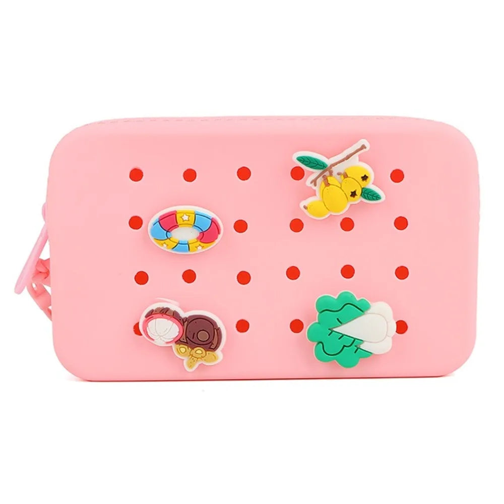 Croxi Wallet – Porte-monnaie Silicone à Trous Multifonction