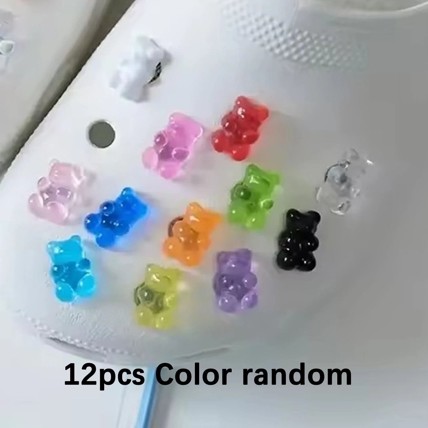 Croxi Charm Ours Jelly – Lot de Charms Lumineux DIY pour Sac & Accessoires