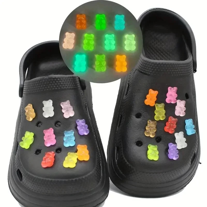 Croxi Charm Ours Jelly – Lot de Charms Lumineux DIY pour Sac & Accessoires