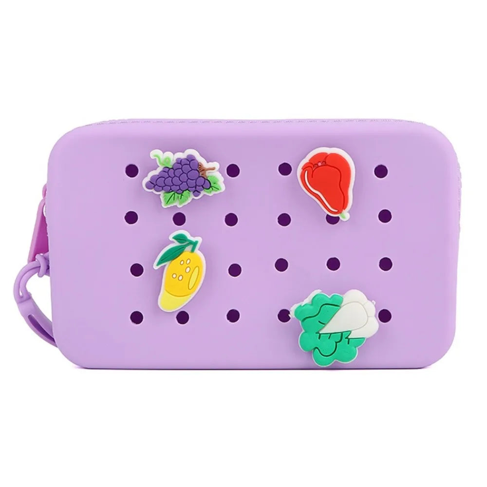 Croxi Wallet – Porte-monnaie Silicone à Trous Multifonction