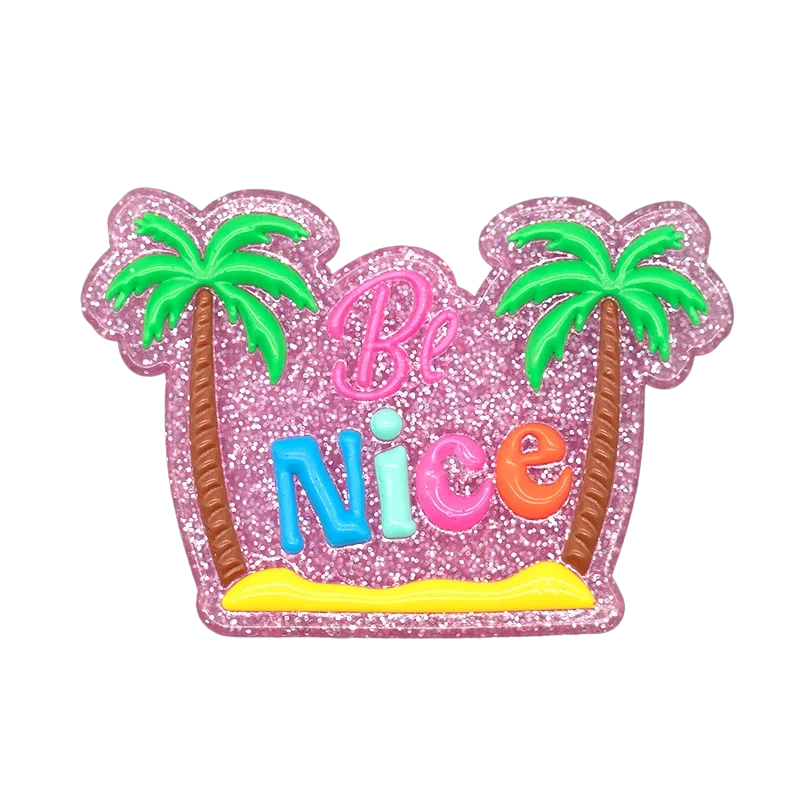 Croxi Charm Fruits & Plantes – Charm Décoratif Cactus, Arc-en-ciel & Fruits pour Sac