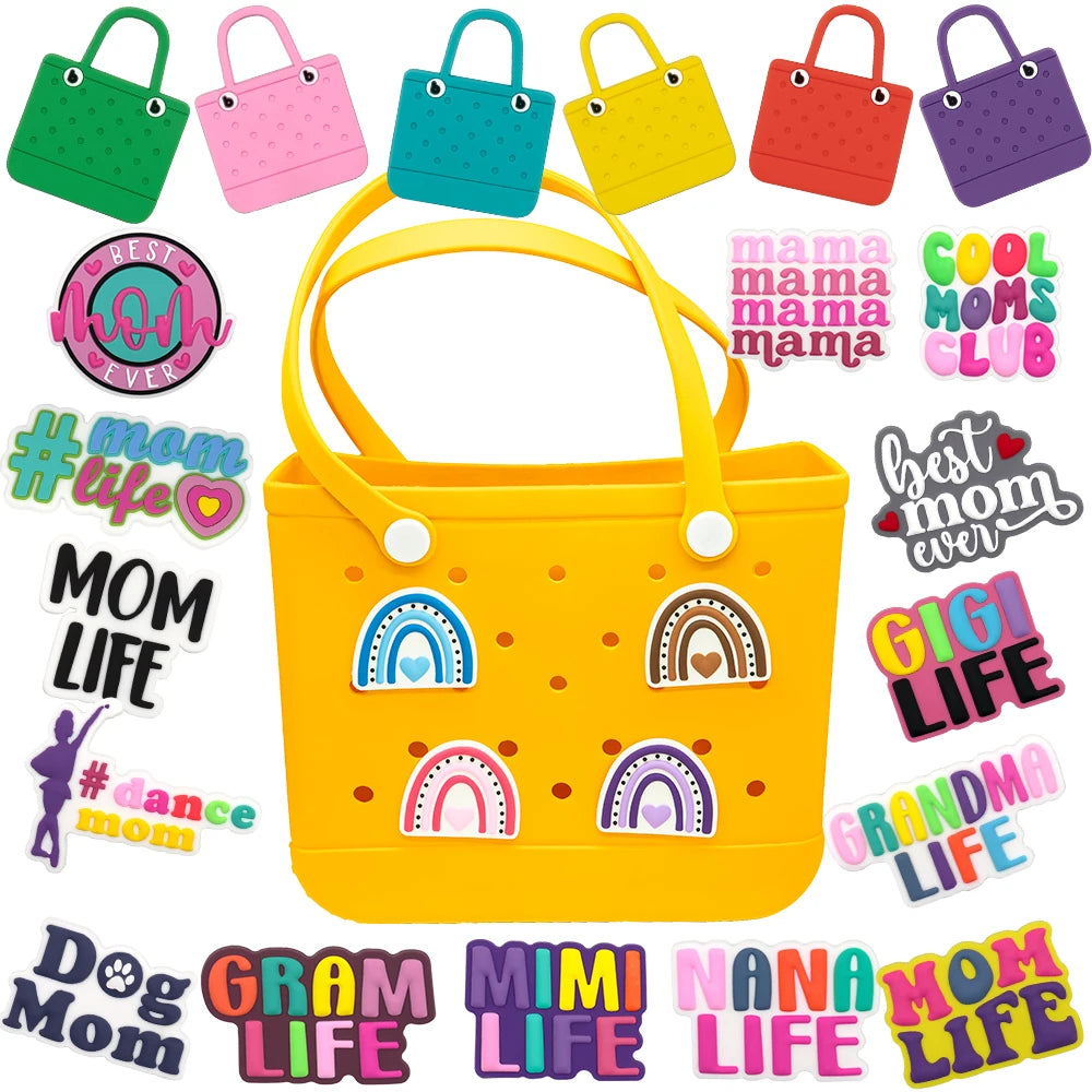 Croxi Charm PVC – Charm Décoratif Femme pour Sac à Main & Tote Bag