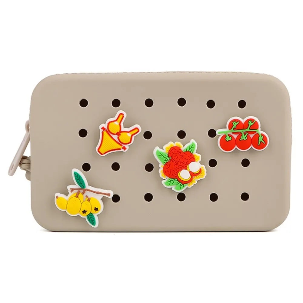 Croxi Wallet – Porte-monnaie Silicone à Trous Multifonction