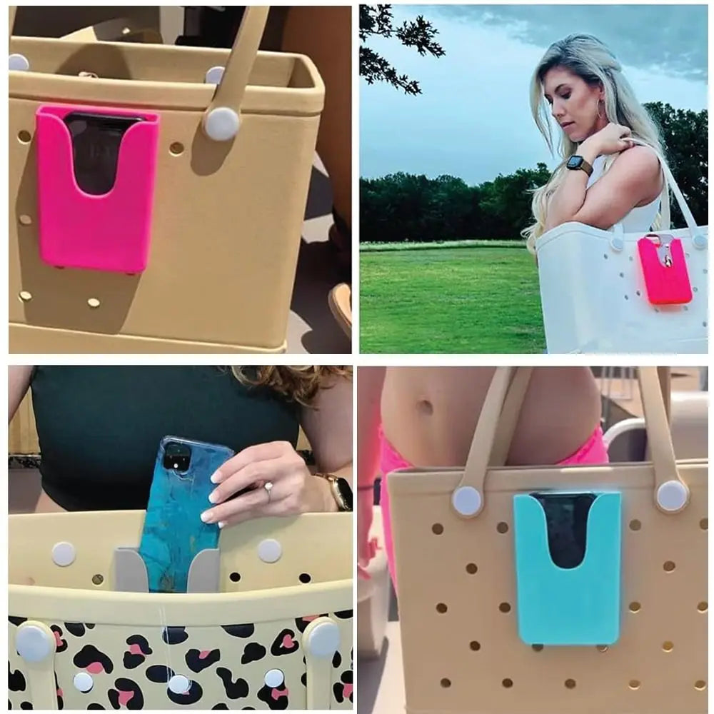 Croxi Hook Pro – Support Téléphone & Lunettes en Caoutchouc pour Sac