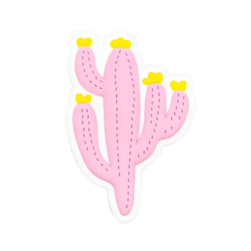 Croxi Charm Fruits & Plantes – Charm Décoratif Cactus, Arc-en-ciel & Fruits pour Sac