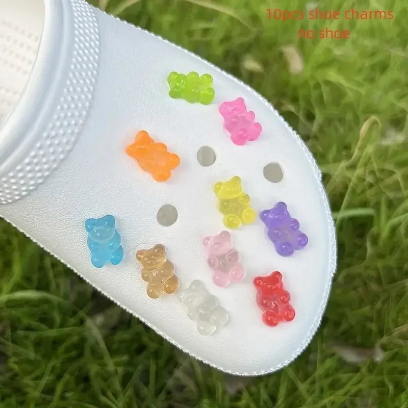 Croxi Charm Ours Jelly – Lot de Charms Lumineux DIY pour Sac & Accessoires