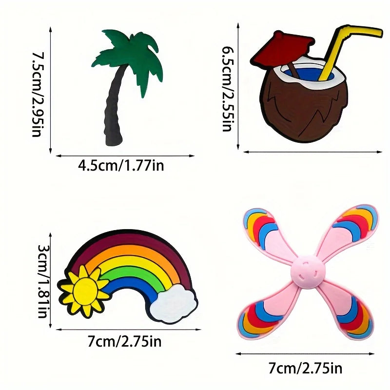 Croxi Charms – Set 8 Charms pour Sac de Plage & Accessoires