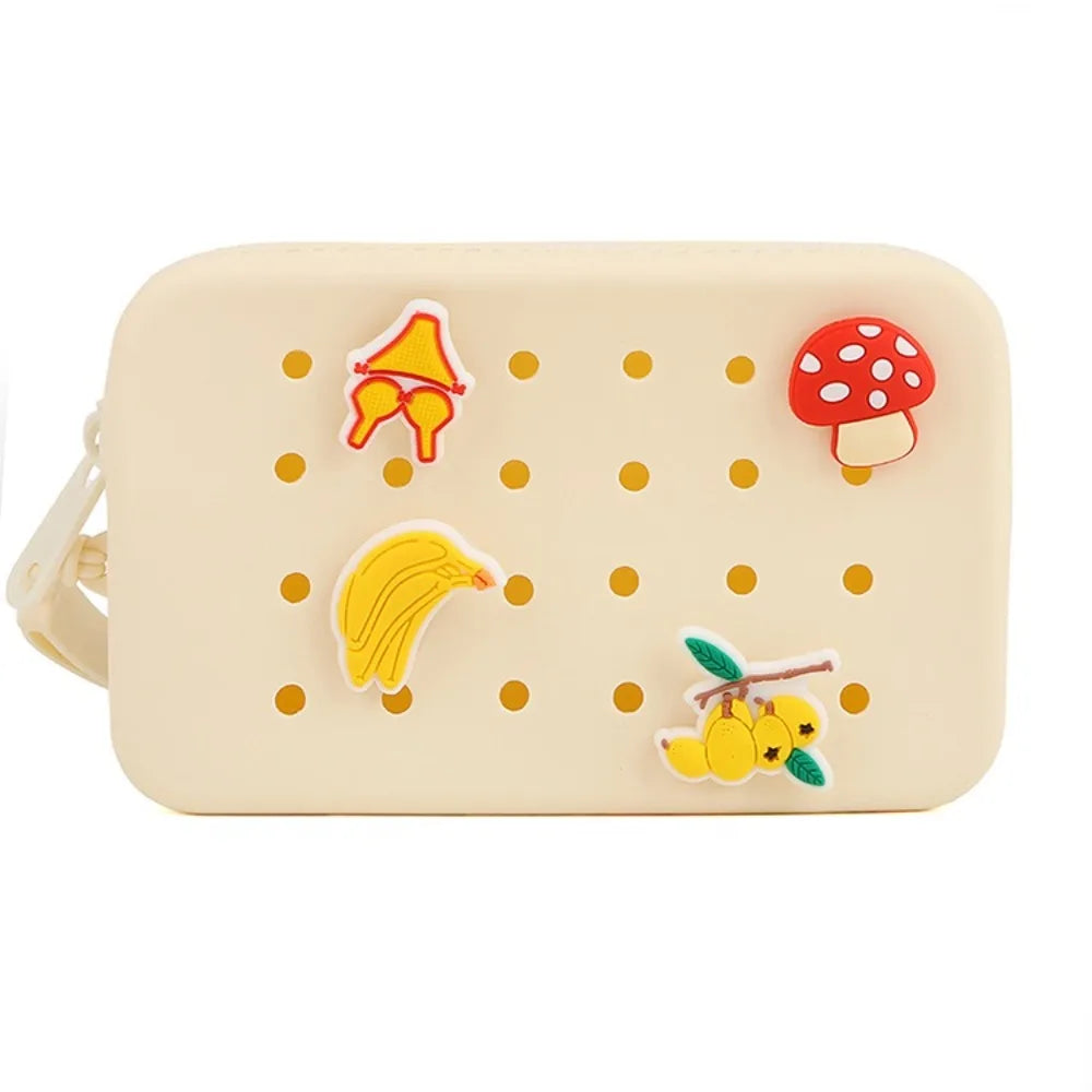 Croxi Wallet – Porte-monnaie Silicone à Trous Multifonction