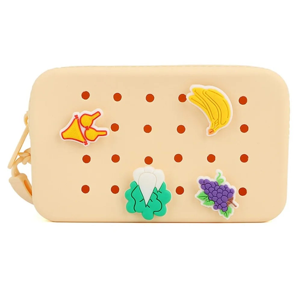 Croxi Wallet – Porte-monnaie Silicone à Trous Multifonction