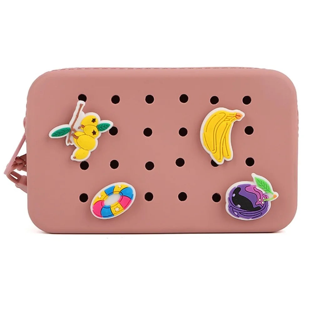 Croxi Wallet – Porte-monnaie Silicone à Trous Multifonction