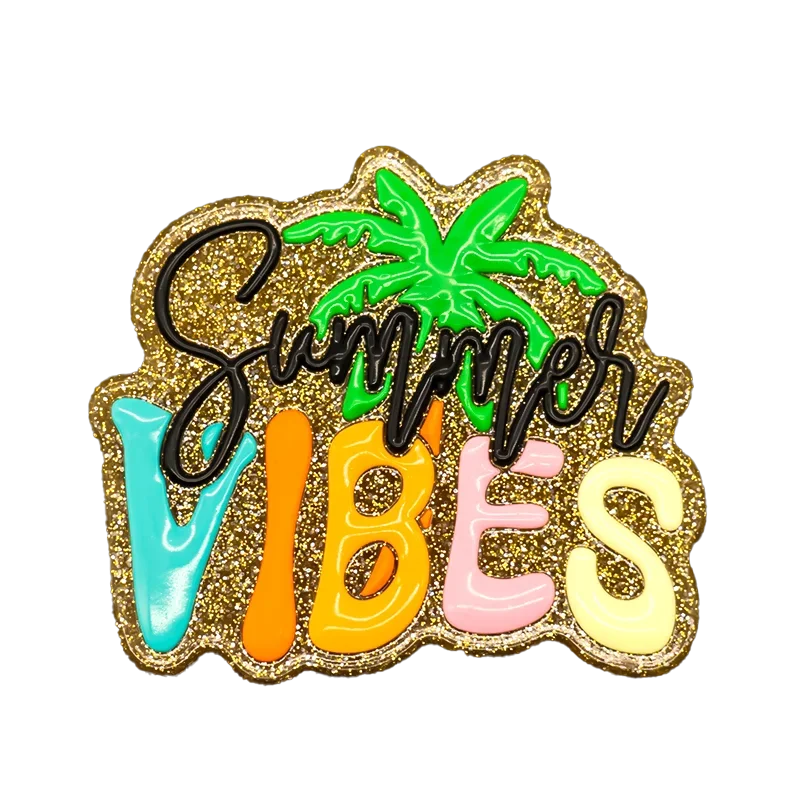 Croxi Charm Fruits & Plantes – Charm Décoratif Cactus, Arc-en-ciel & Fruits pour Sac
